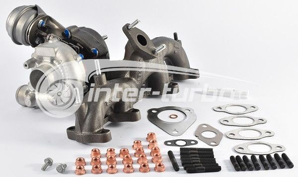 INTER-TURBO IT-454232: Turboaggregat >> TURBOCHARGER REMANUFACTURED << inkl. Packningssats