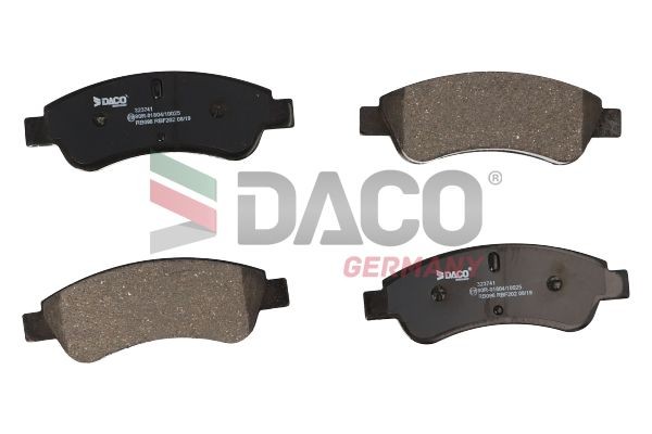 DACO Germany 323741: Bremseklodser med bremsecaliperskruer