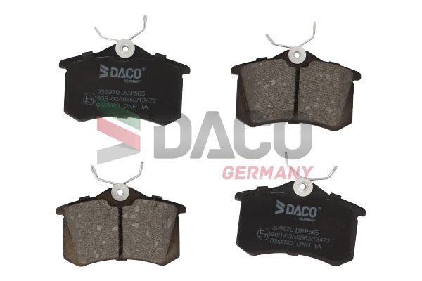 DACO Germany 329970: Plaquettes de frein avec vis d'étrier de frein