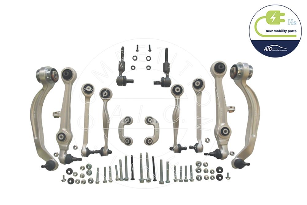 AIC 53812Set: Kit bras de suspension PIÈCES DE LA NOUVELLE MOBILITÉ Essieu avant, avec matériel de montage/fixation