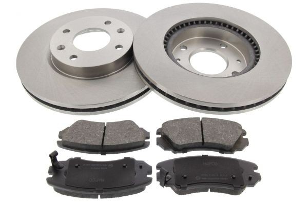 MAPCO 47213: Bremsscheiben und -beläge Vorderachse, Ø: 280mm, Belüftet, mit Anti-Quietsch-Blech
