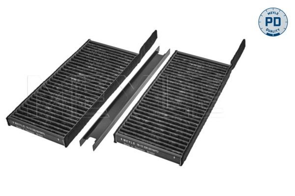 MEYLE 16-12 326 0019/PD: Filtro abitacolo MEYLE-PD: Advanced performance and design. con potere assorbente degli odori, Cartuccia filtro, Filtro al carbone attivo, Filtro per polveri fini (PM 2.5), con effetto antiallergico, elevata separazione polvere fine, Filtro NOx, Azione assorbente NOx