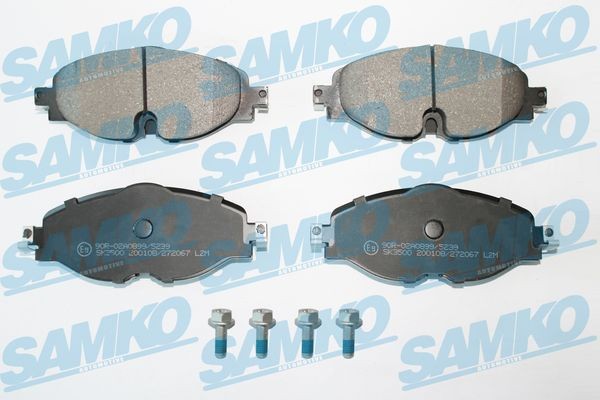 SAMKO 5SP2067: Piduriklotsid koos kruvidega
