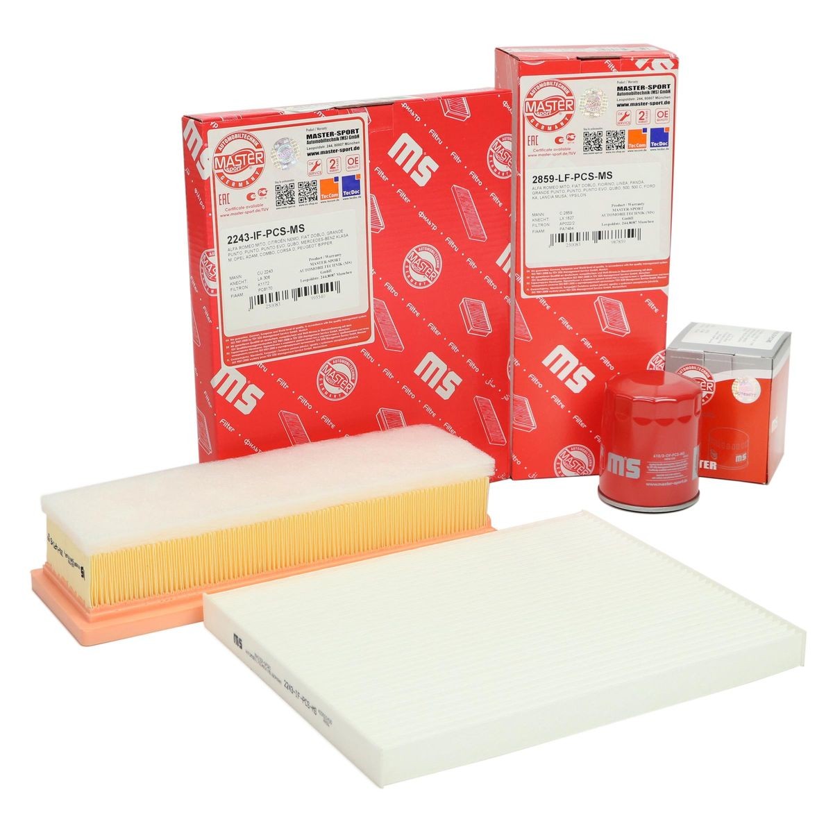 MASTER-SPORT 450001152: Set filtre