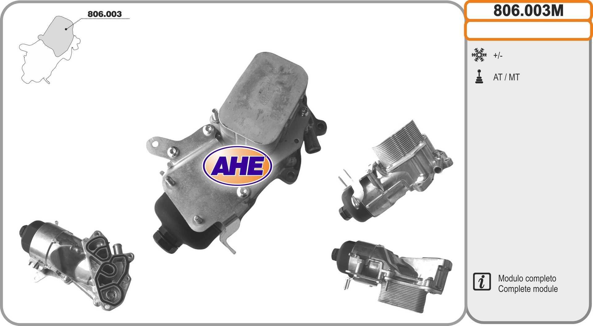 AHE 806.003M: Radiator ulei, ulei motor
