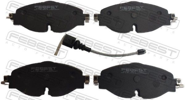 FEBEST 1701-8VF: Piduriklotsid Esisild
