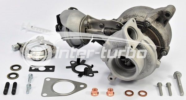 INTER-TURBO IT-753556: Turbosuflantă >> TURBOCHARGER REMANUFACTURED << incl. Set garnituri