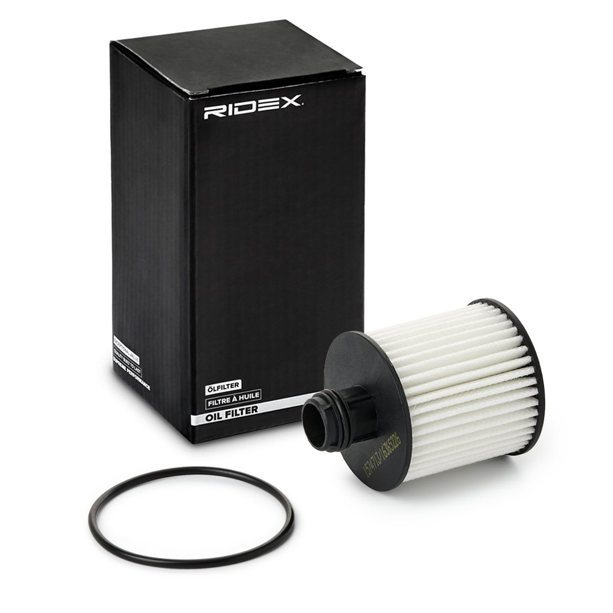 RIDEX 7O0312: Oliefilter Met pakkingen