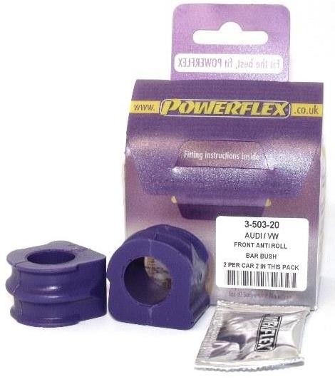 Powerflex PFF3-503-20: Casquillo del cojinete, estabilizador eje delantero, ambos lados Road Series