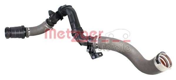 METZGER 2400629: Kompressoriõhuvoolik OE-part Kompressoriõhu radiaator, vasakul, koos kiirühendusega