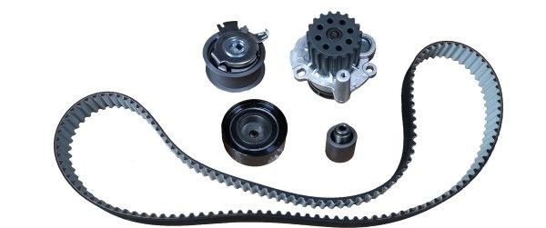 BUGIAD BTB56504: Kit cinghia distribuzione, pompa acqua N° denti: 141, con cinghia, con materiale di fissaggio