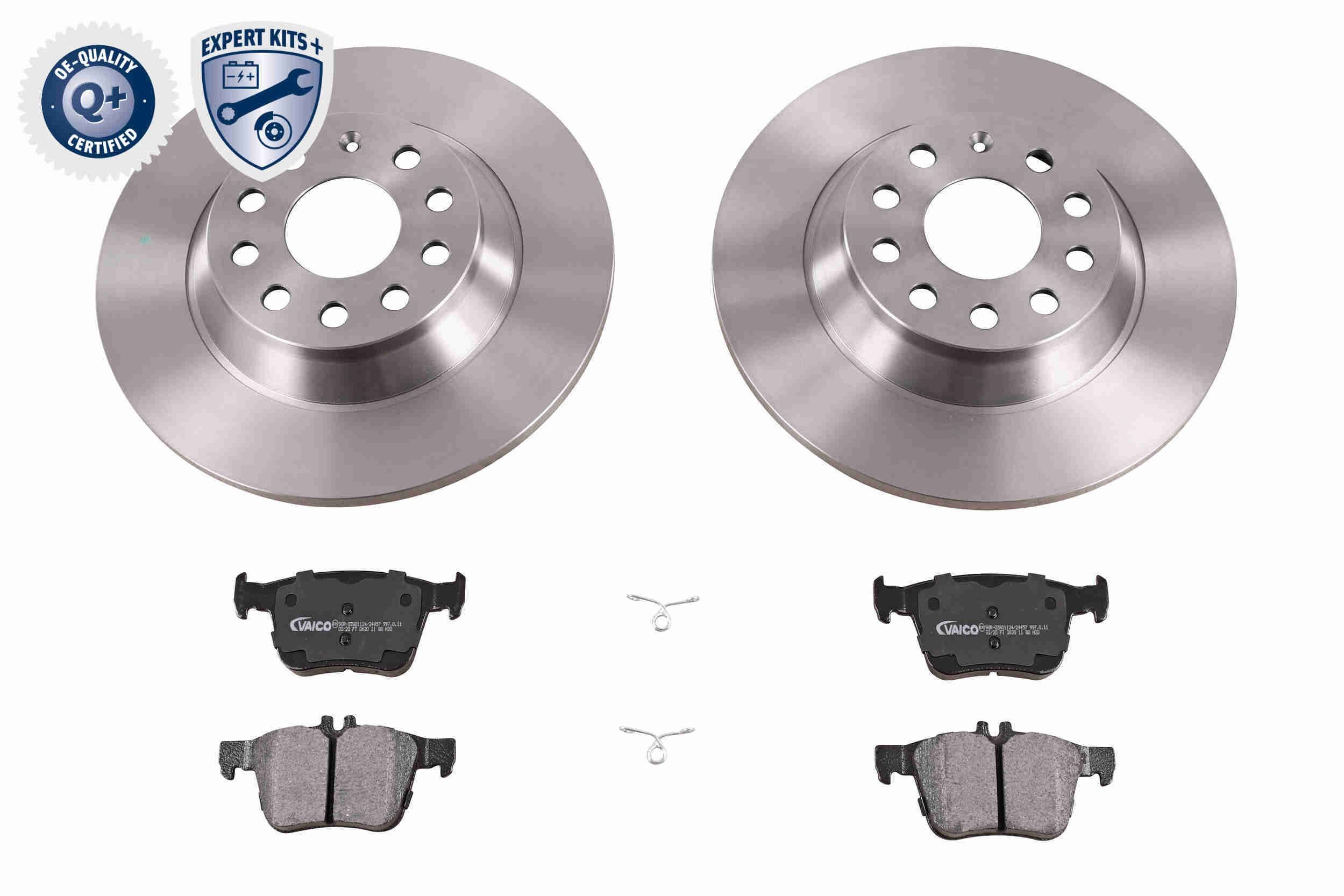 VAICO V10-6629: Pidurikomplekt, ketaspidur EXPERT KITS + Ø: 300mm, täis, koos piduriklotsidega