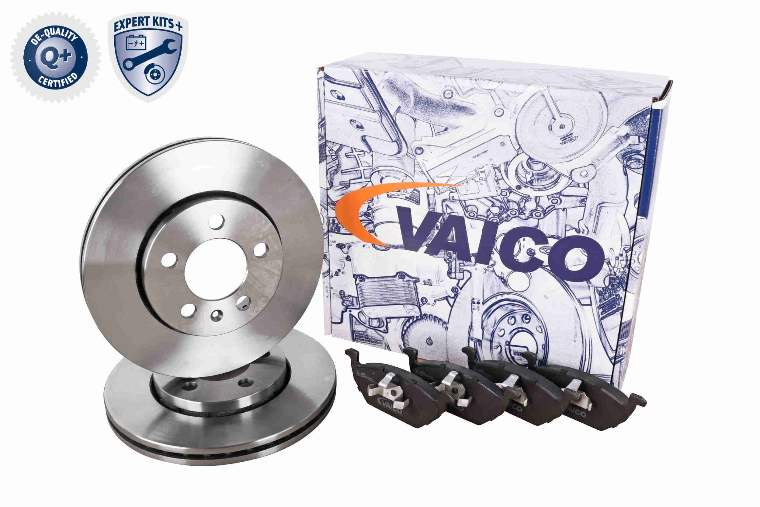 VAICO V10-6631: Set frana, frana disc EXPERT KITS + punte fata, Ř: 256mm, ventilat interior, cu placute frana