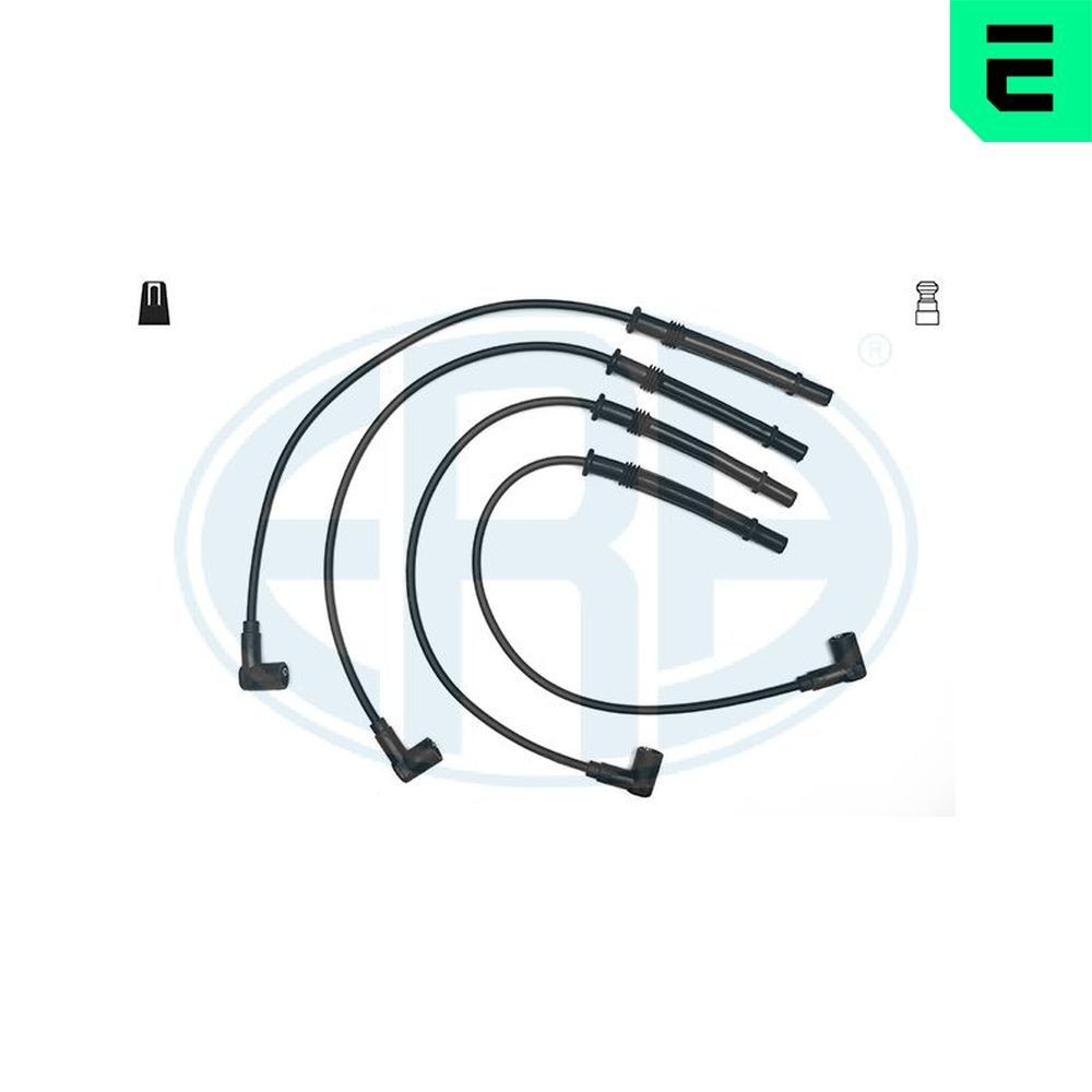 ERA 883004: Süütesüsteemikomplekt Silikoon, 630mm