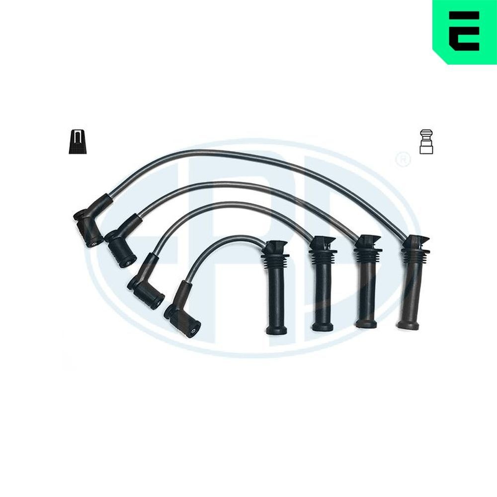 ERA 883020: Augstsprieguma vadu komplekts Silikons, 600mm