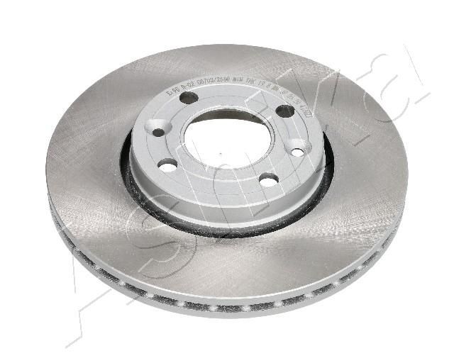 ASHIKA 60-00-034C: Disc de frână punte fata, Ř: 258mm, ventilat, Ř: 258mm, lacuit