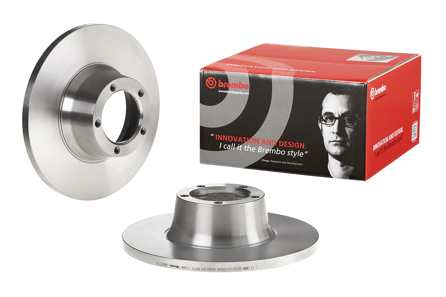 BREMBO 08.3637.10: Disc de frână PRIME LINE Ř: 270mm, plin, Ř: 270mm