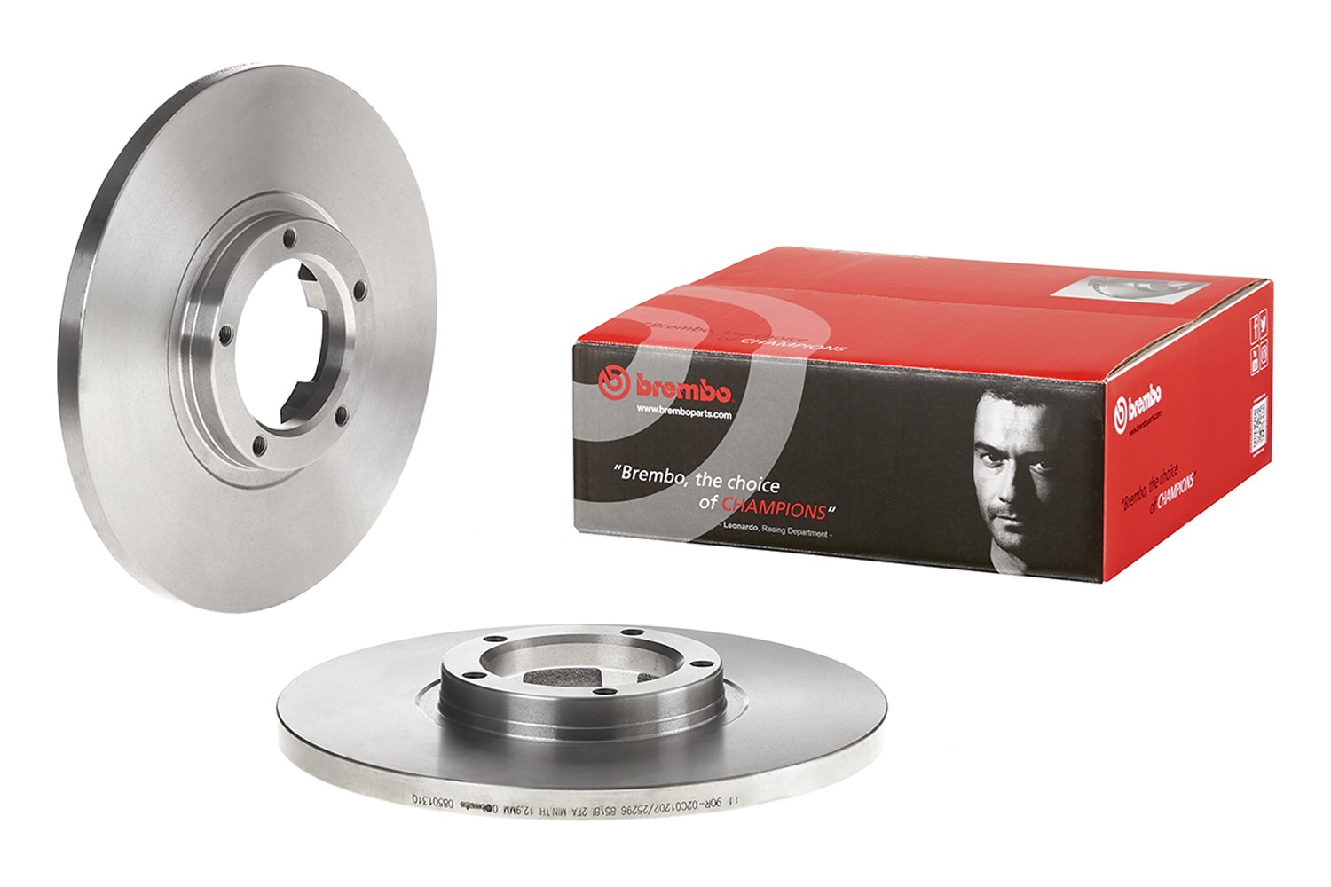 BREMBO 08.5013.10: Brzdový kotouč PRIME LINE R: 254mm, plný, R: 254mm