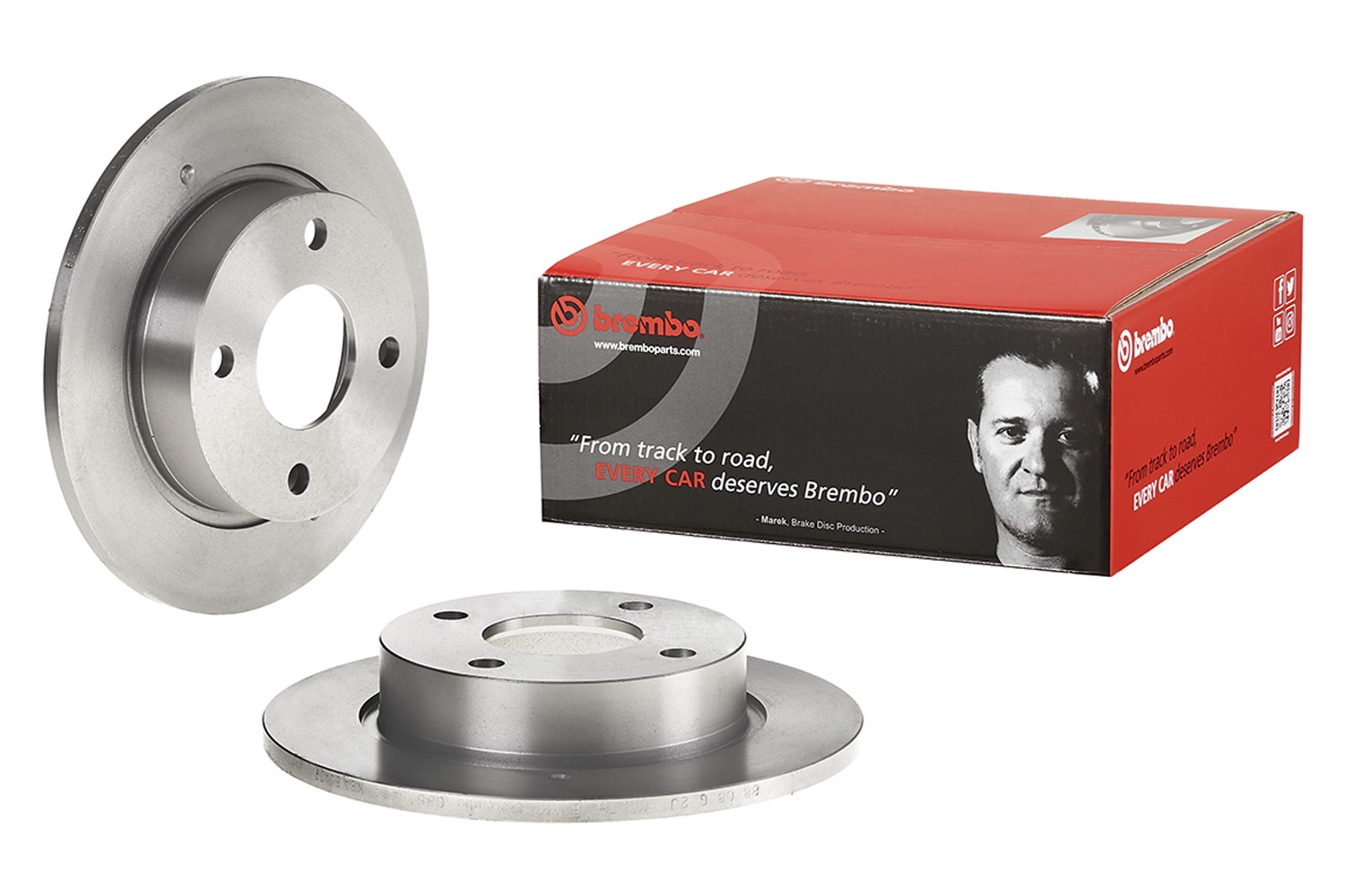 BREMBO 08.5164.24: Piduriketas PRIME LINE Ø: 240mm, täis, Ø: 240mm, koos hammastega vedruseibiga