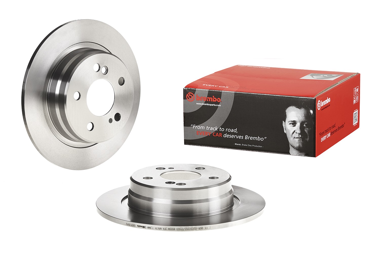 BREMBO 08.5178.10: Brzdový kotouč PRIME LINE R: 278mm, plný, R: 278mm, se šrouby