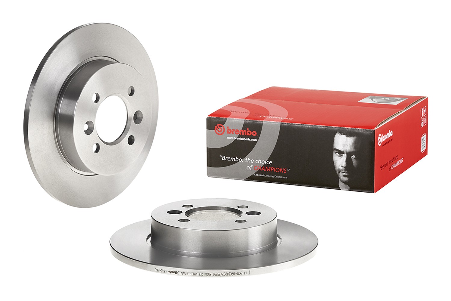 BREMBO 08.5645.60: Piduriketas PRIME LINE Ø: 265mm, täis, Ø: 265mm, koos kruvidega