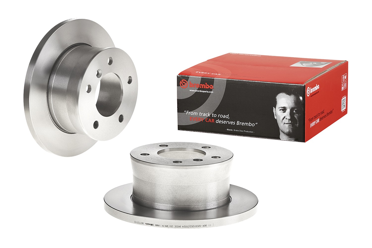BREMBO 08.7725.10: Piduriketas PRIME LINE Ø: 272mm, täis, Ø: 272mm, koos kruvidega