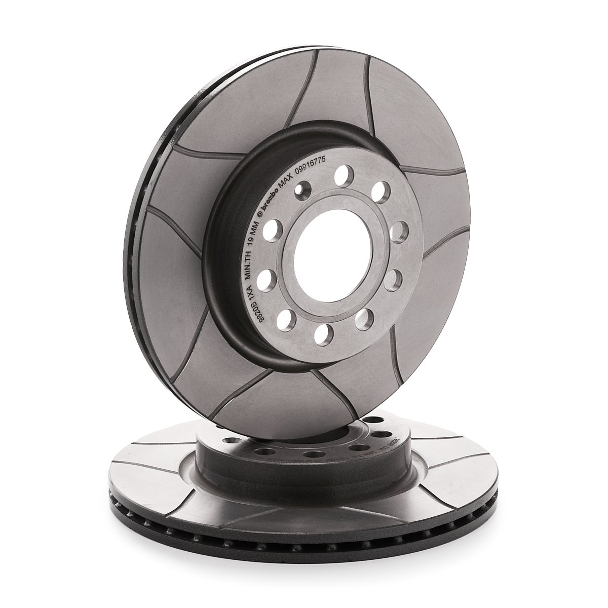 BREMBO 09.9167.75: Stabdžių diskas Ø: 280mm, vidinis ventiliavimas, įtvirtinta, Ø: 280mm, padengta, su varžtais MAX LINE