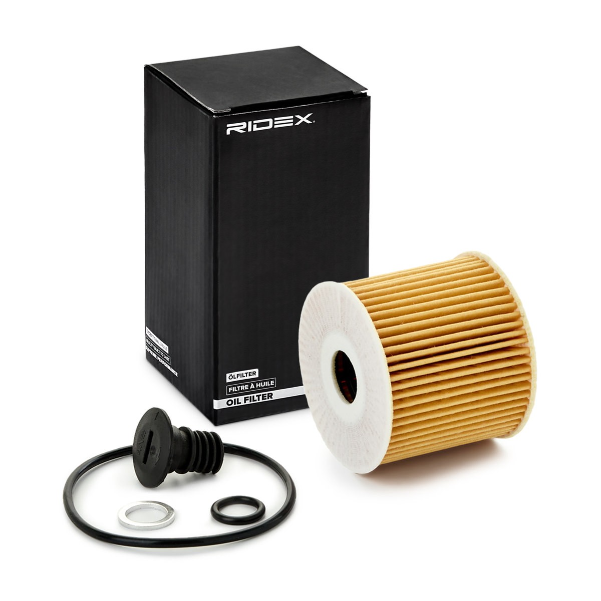RIDEX 7O0339: Filtro de óleo