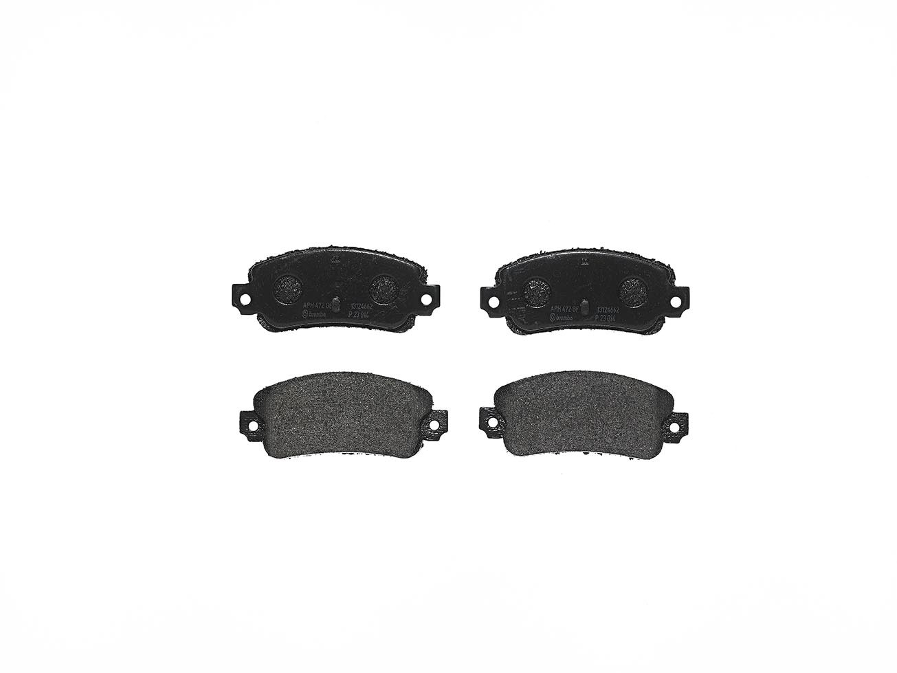 BREMBO P 23 014: Bremseklodser PRIME LINE uden tilbehør, med anti-knirke-plade