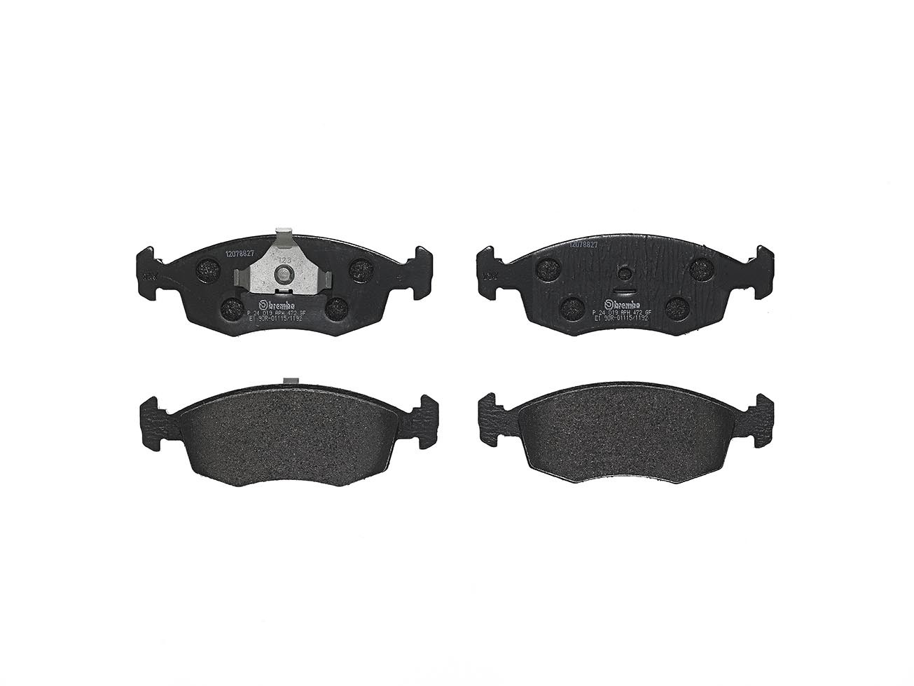 BREMBO P 24 019: Piduriklotsid PRIME LINE ilma lisavarustuseta, koos kokkusurumisvastase plekiga