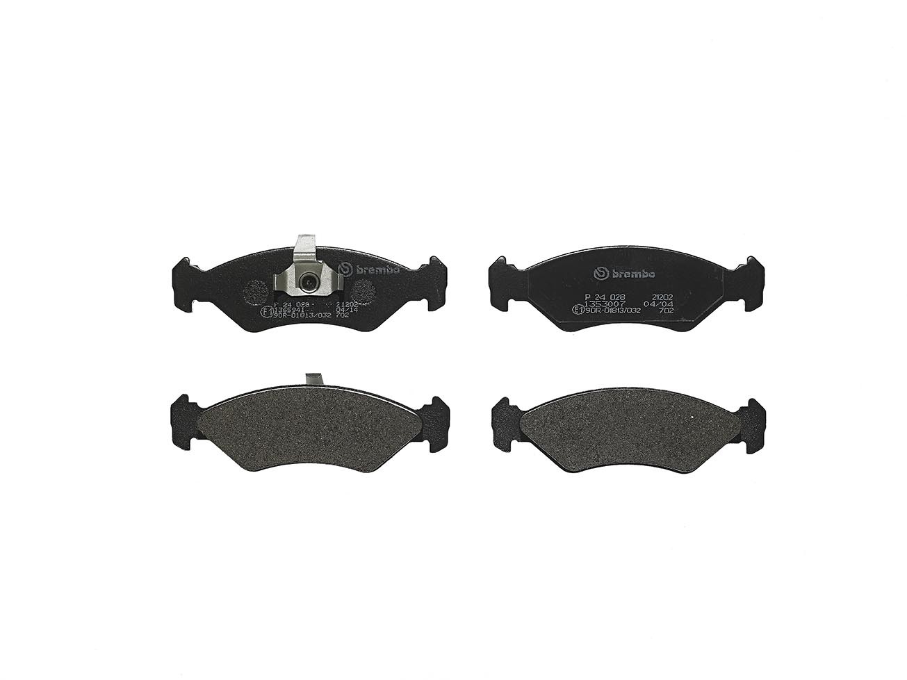 BREMBO P 24 028: Piduriklotsid PRIME LINE koos lisadega, koos stopperrõngaga, koos kokkusurumisvastase plekiga