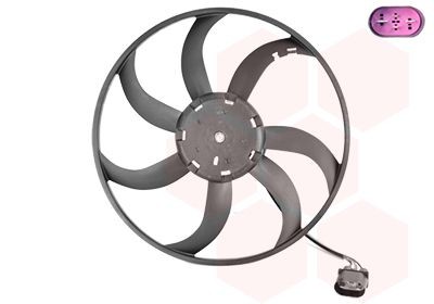 VAN WEZEL 0332744: Radiaatori ventilaator 410mm, koos jahutusventilaatoriraamiga(Zarge)