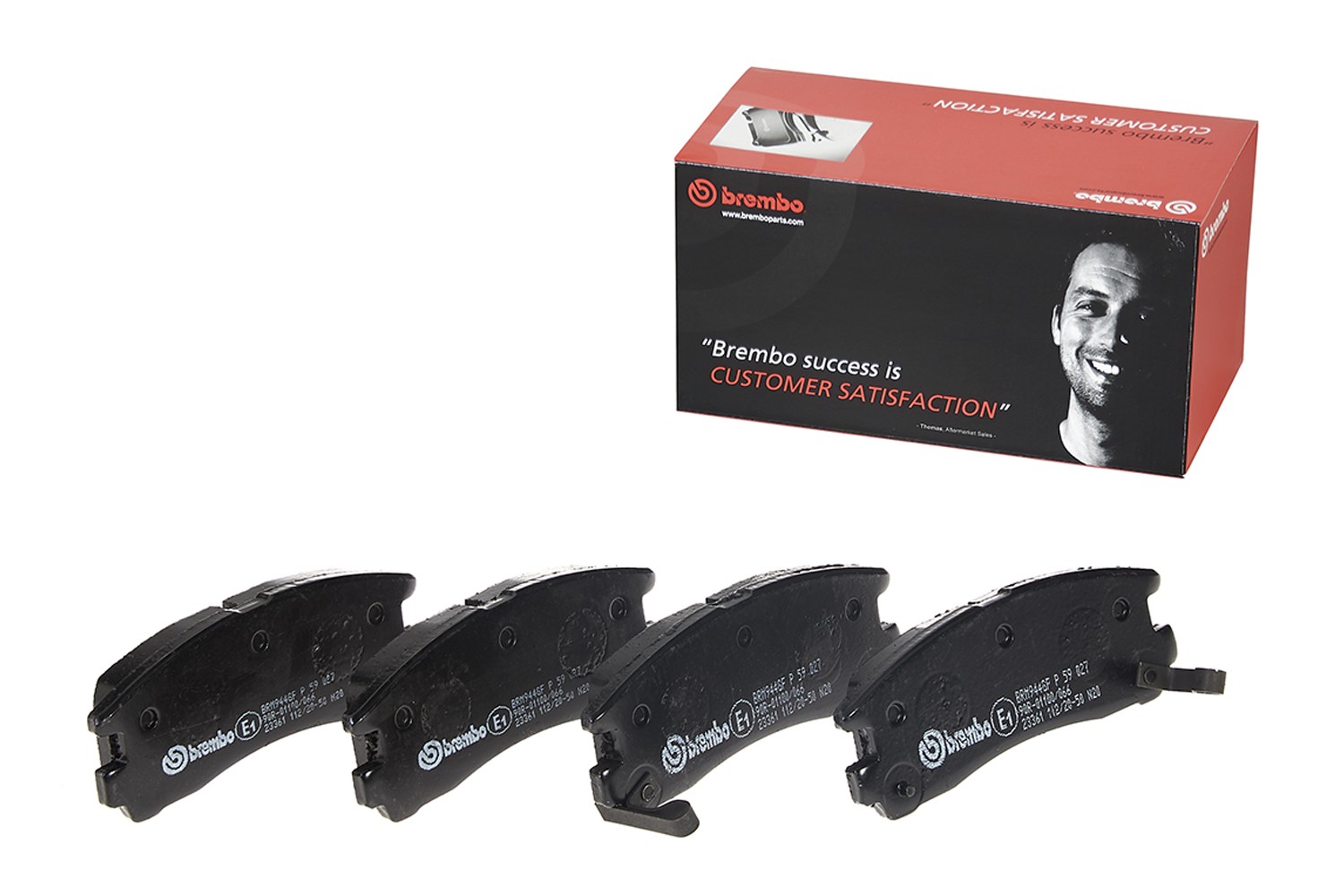 BREMBO P 59 027: Bremseklodser PRIME LINE uden tilbehør, med anti-knirke-plade