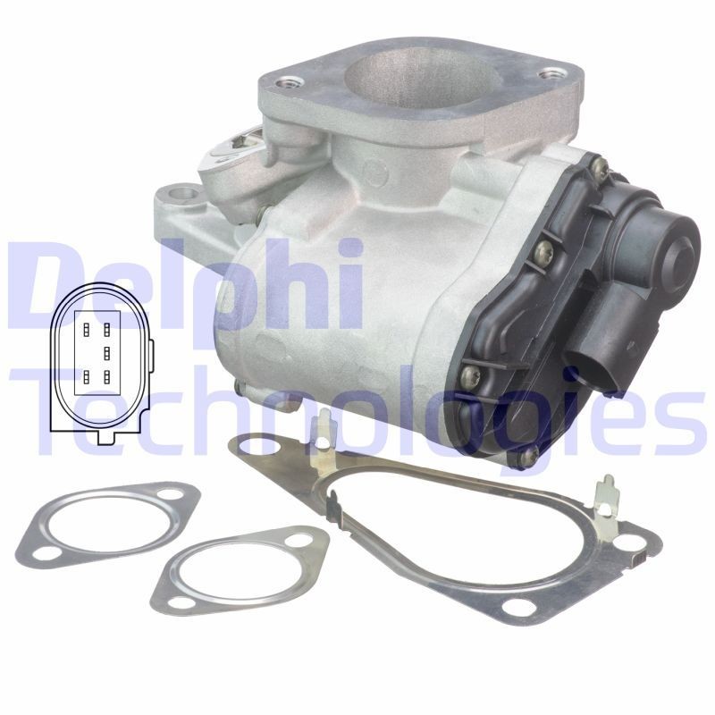 DELPHI EG10463-12B1: EGR-klapp ilma EGR- jahutita