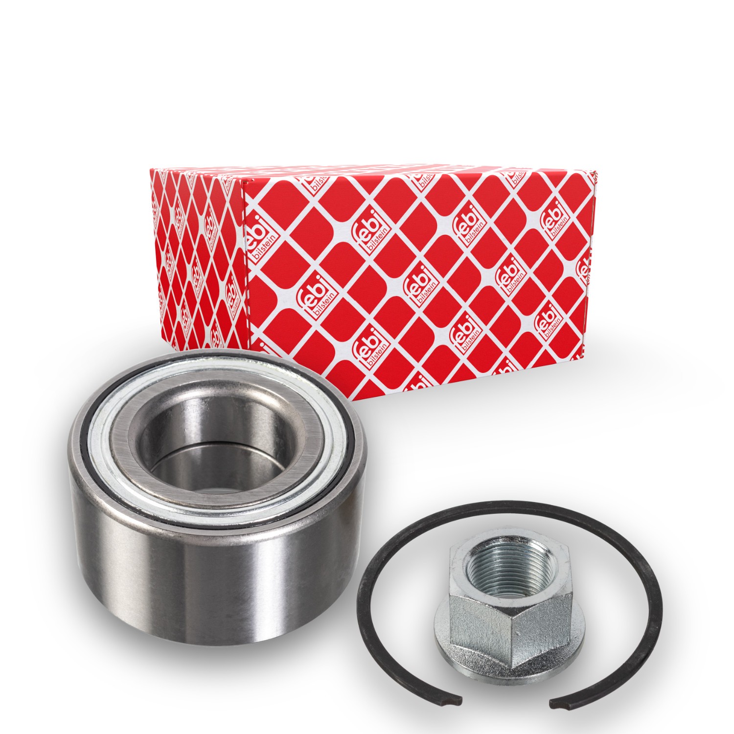 FEBI BILSTEIN 174128: Set rulment roata Axa fata stanga, Axa fata dreapta, cu senzor magnetic inelar integrat, cu senzor ABS