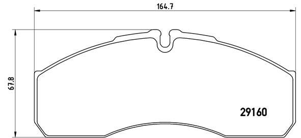 BREMBO P A6 022 Bremsbeläge PRIME LINE ohne Zubehör, mit Anti-Quietsch-Blech