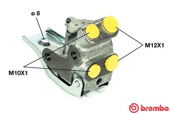 BREMBO R 68 009: Bromsreduceringsventil ESSENTIAL LINE