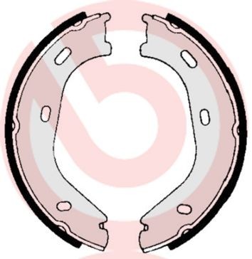 BREMBO S 50 505: Zestaw szczęk hamulcowych, hamulec postojowy ESSENTIAL LINE
