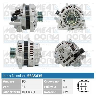 MEAT & DORIA 5535435: Laturi 90A