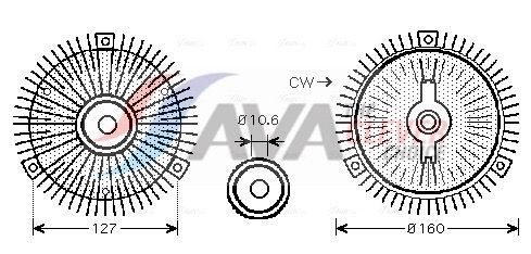 AVA COOLING SYSTEMS MS5775D: Kondenzátor klimatizácie s vysusacom