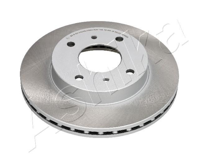 ASHIKA 60-00-015C: Stabdžių diskas priekinė ašis, Ø: 256,9mm, ventiliuojama, Ø: 256,9mm, nudažyta