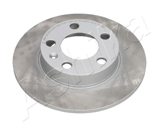 ASHIKA 61-00-0900C: Bremseskive bagaksel, Ø: 232mm, fuldstændigt, Ø: 232mm, lakeret