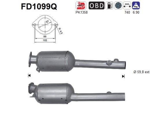AS FD1099Q: Tahmafilter