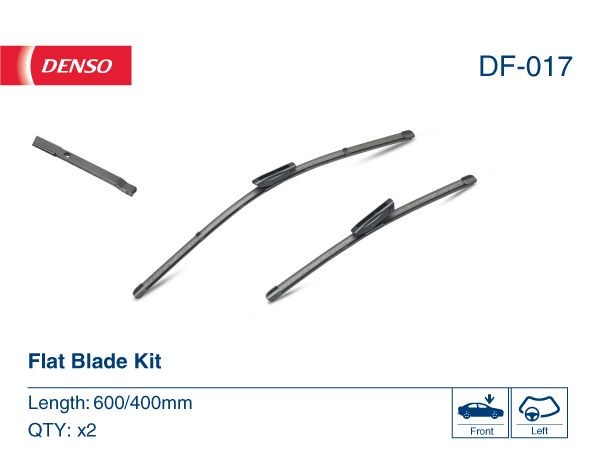 DENSO DF-017: Scheibenwischer 600/400mm Flat