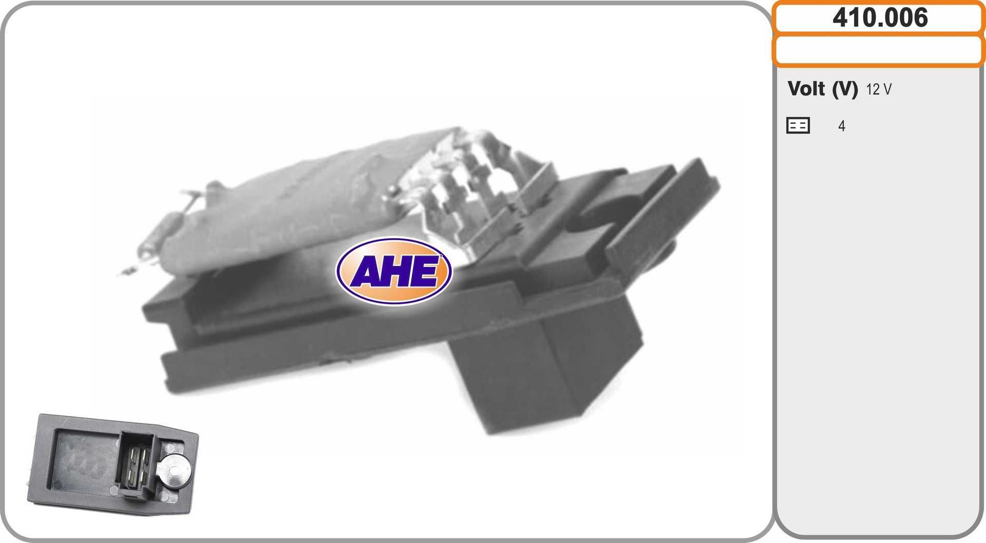AHE 410.006: Vorwiderstand, Elektromotor-Kühlerlüfter