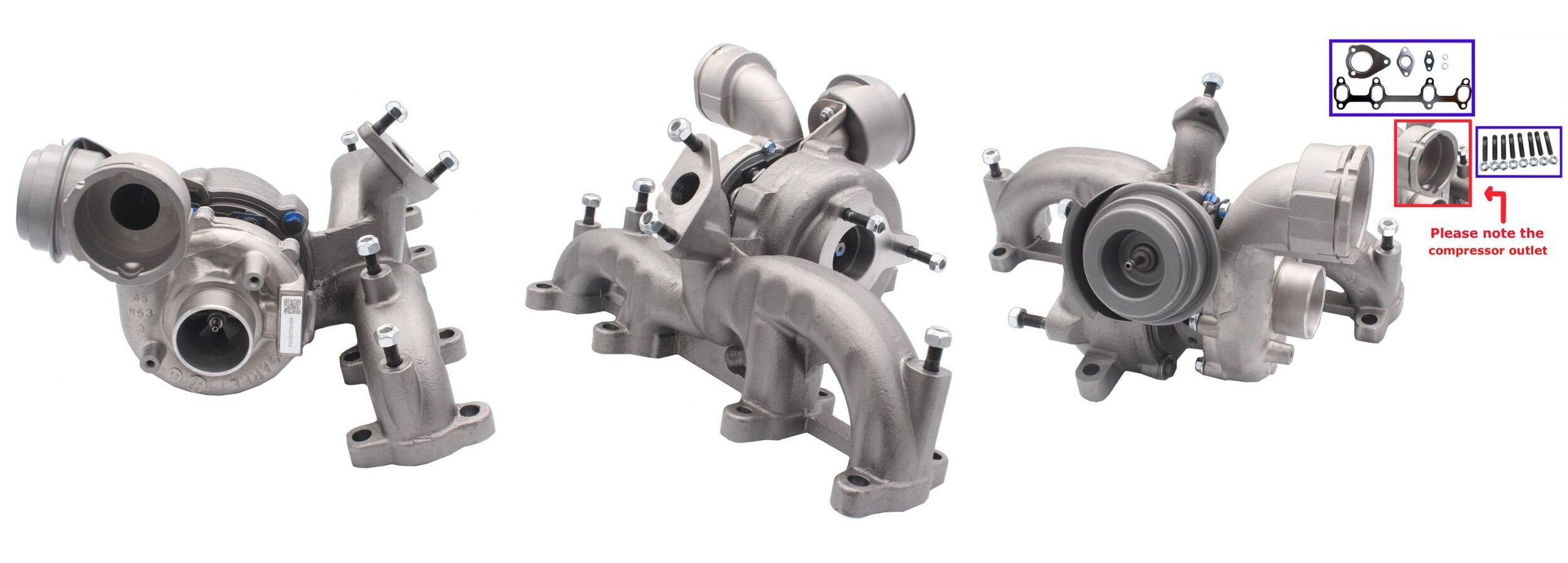DRI 729116850: Turboaggregat OE REMAN med packningar
