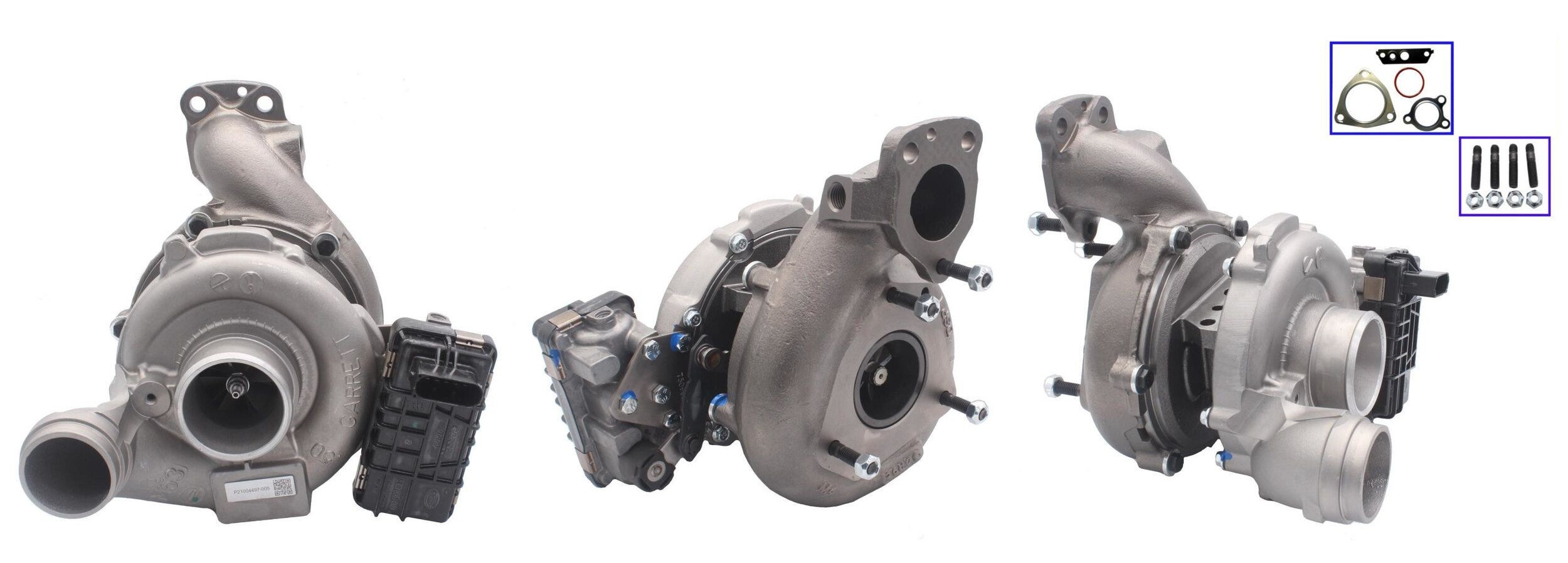 DRI 729120130: Turboaggregat OE REMAN med packningar, med hål för sensor