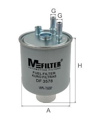 MFILTER DF 3578: Kuro filtras