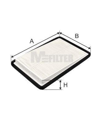 MFILTER K 7148: Gaisa filtrs