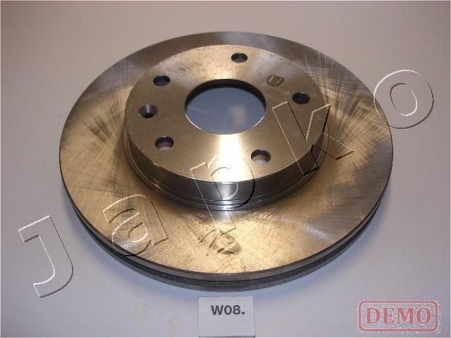 JAPKO 60W08C: Bremseskive foraksel, Ø: 256mm, ventileret, Ø: 256mm, lakeret